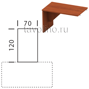 Квадро (Kvadro) КВ2-12 | Брифинг на ДСП-опоре 120х70х75