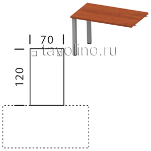 Квадро (Kvadro) КВ2-12М | Брифинг на квадратных опорах 120х70х75
