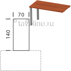 Квадро (Kvadro) КВ2-14М | Брифинг на металлических опорах 140х70х75