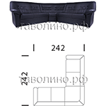 Угловой диван 2+2 Карелия