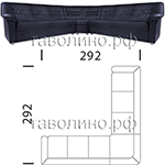 Угловой диван 3+3 Карелия